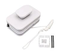 Limpiacristales Magnético Doble Cara con Mango Ergonómico, Cepillo para Ventanas - Limpieza Eficaz en Altura, Diseño Seguro y Ahorro de Esfuerzo para Hogar y Oficina