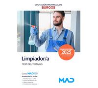 Limpiador/a de la Diputación Provincial de Burgos. Test del temario
