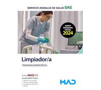 Limpiador/a del Servicio Andaluz de Salud. Temario específico
