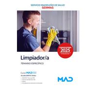 Limpiador/a del Servicio Madrileño de Salud. Temario específico