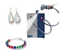 Limpiador a va-por para gemas Sis-tema de limpieza a va-por multifuncional definitivo para objetos de valor Vaporizador profesional para plata antigua, monedas de oro, joyas(3L spray gun)