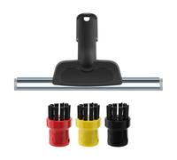 Limpiador a vapor con boquilla para ventanas de vidrio y cepillo redondo para Karcher SC1 SC2 SC3 SC4 SC5