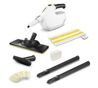 Kärcher Limpiadora de vapor SC 1 Multi & Up, tiempo de calentamiento: 30 s, rendimiento: 30 m², depósito: 0,2 l, 1,6 kg, boquilla suelos EasyFix Large, paño microfibra, cartucho de descalcificación