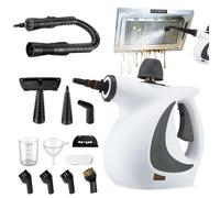 Limpiador A Vapor | Limpiadora De Vapor Portátil Para Hogar,Eliminador De Manchas Eléctrico Con 12 Accesorios Para Suelo De Madera Baldosa Alfombra Sofá Tela Detallado De Coche Muebles Alfombra | Para