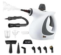 Limpiador a Vapor, Limpiadora De Vapor Portátil Para Hogar, Máquina Eléctrica Con 12 Accesorios Para Tapicería Muebles Suelos Zona Mascotas Ropa Alfombras Detallado Auto Tela Sofá