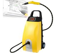 Limpiador a vapor multiusos con 6 accesorios, vapor a alta temperatura de 110 ℃230 °F, depósito portátil de 3,5 l para suelos, juntas, azulejos, moqueta y coches (azul).