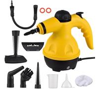 Limpiador a vapor portátil de 1000 W, vaporizador de alta presión de 3,5 bar, limpiador de tapicería de 350 ml para grasa de cocina, azulejos, sofás, baños