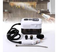 Limpiador A Vapor Portátil Para El Hogar - 2500 W, Limpiador A Vapor Multiusos De 9.º Grado, Con Tanque De Agua De 1200 Ml Y 4 Accesorios Para Tapicería De Automóviles,White