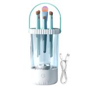 Limpiador automático de brochas de maquillaje, dispositivo limpiador de herramientas de maquillaje de carga USB, máquina automática de limpieza de sombra de ojos, para novia, amiga, hermana, hija