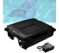 Limpiador automático de piscina con energía solar, diseño inalámbrico, opciones de carga dual, 2 modos de velocidad, prevención inteligente de obstáculos para todas las superficies de la piscina