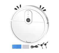 Limpiador Automático De Pisos - Barredora Inteligente Compacta, Robot De Limpieza Multifunción Portátil, Máquina Trapeadora De Superficies | Espacios De Trabajo Para Habitaciones De Apartamentos Garaj