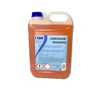 Limpiador Cidal Jabonoso Especial Madera Perfume Naranja 5L - Nutre y Protege Superficies de Madera