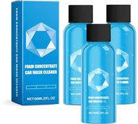 Limpiador concentrado de espuma para lavado de coche, limpiador de espuma multiusos para coche, espuma de limpieza profunda para coche, acondicionador de champú, limpiador espumoso de lavado de coche