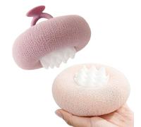 Limpiador corporal de girasol, 2 piezas, esponja de baño de doble propósito con, accesorios de ducha, gimnasio, ducha, herramientas de limpieza para hombres, mujeres, niñas, playa