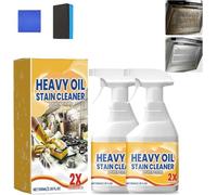 Limpiador de aceite pesado de cocina, desengrasante de cocina, potente limpiador de manchas de aceite de cocina, limpiador de espuma de cocina multiusos, limpiador de manchas difíciles para cocinas