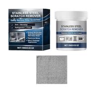 Limpiador de acero inoxidable electrodomésticos | 100 g pasta de pulido y limpieza profunda,limpiador fregaderos y quitamanchas de plata | para la renovación y mantenimiento del fregadero de la cocina