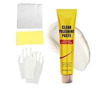 Limpiador de Acero Inoxidable | Pasta Limpiadora Profunda 60 Gramos | Crema para Latón y Pulido de Metales | Para Plata Oro Cubertería Bronce Aluminio Joyería y Utensilios de Cocina