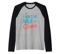 Limpiador de acuarios para peceras Técnico Exfoliante de algas Camiseta Manga Raglan