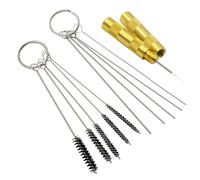 Limpiador de aerógrafo, Limpiador de pulverizador de pintura,Potente kit de limpieza de tuberías con accesorios para aerógrafo - Práctica herramienta de limpieza de boquillas, suministros de pintura p