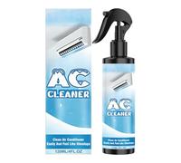 Limpiador de aire acondicionado, condensador de aire acondicionado, 120 ml, espuma limpiadora de bobinas de CA, para descomponer suciedad, polvo, grasa, , evaporador, calefacción y refrigeración