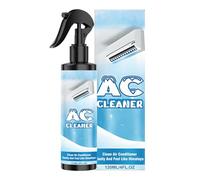 Limpiador de aire acondicionado, herramienta de limpieza HVAC de 120 ml, espuma limpiadora de bobina de CA, para calefacción y refrigeración por evaporador, descompone la suciedad, el polvo, la grasa