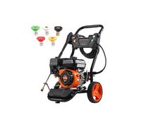 Limpiador de Alta Presión a Gasolina-Duoku-3950 PSI 2,6 GPM-Bomba de Cobre-Juego de 5 Boquillas de Acero Inoxidable y Boquilla de Espuma