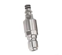 Limpiador de alta presión, adaptador de acoplamiento rápido de 3/8 pulgadas, antitorsión, para manguera Karcher, acero inoxidable, resistente, optimización del flujo de agua, accesorio de boquilla (A)