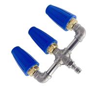 Limpiador de alta presión boquilla turbo, para piezas de turbina giratoria Accesorios Limpieza conector rápido 4000PSI, Netto