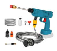 Limpiador de alta presión inalámbrico para batería Makita 18 V, 32 bares pistola de alta presión, boquilla 6 en 1, pistola de lavado de alta presión portátil para limpieza