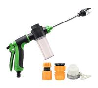 Limpiador de alta presión,Manguera de riego de alta presión para jardín | Accesorios de limpieza multifunción rotativos para cercas barcas, terrazas, vehículos al aire libre callejón