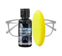 Limpiador de arañazos para gafas, 3 cm, solución de reparación de lentes, marco que restaura el marco transparente antimarcas, seguro para todas las gafas, gafas de sol, gafas, herramienta de