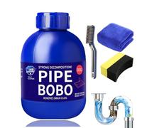Limpiador de bañera de tubo, obturador de descarga de ba-ñera de, potente ba-ñera limpiadora de bañe-ra bo-bo, bañe-ra limpiadora extremadamente fuerte (1 pz-300 g)