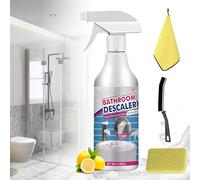 Limpiador de baño Lifesunny, descalcificador de baño, limpiador de manchas difíciles, descalcificador de baño Life Sunny, limpiador de espuma descalcificador de baño, para vidrio de baño (1)