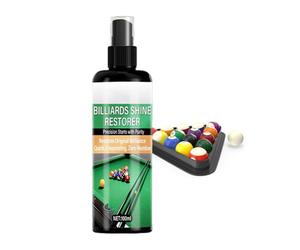 Limpiador de bolas de | Spray para el cuidado de las bolas de piscina 100 ml | Set de para limpiar y pulir con paño | Para un buen funcionamiento en pista, entrenamiento, torneo, uso domés