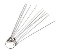 Limpiador de boquillas para impresora 3D, 0,4 - 1,2 mm, boquillas de acero inoxidable, juego de limpieza de agujas, accesorios para máquina de soldar (10 piezas)