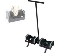 Limpiador de botas resistente, cepillo raspador de zapatos, herramienta de limpieza de barro resistente con asa, cepillo para zapatos al aire libre, removedor de barro eficaz para la entrada de la