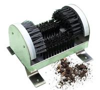 Limpiador de botas resistente con cepillos duros de 3 lados, cepillo para zapatos al aire libre para eliminar barro en entradas y jardines