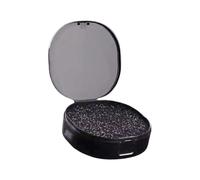 Limpiador De Brochas De Maquillaje - 7x7x2 1 Esponja De Eliminación De Color Seco, De Lata Portátil | Esponja Cosmética Seca Para Eliminación De Color, Herramienta De Higiene Para Viaje En Casa,