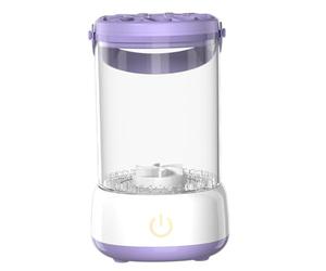 Limpiador de brochas de maquillaje eléctrico, máquina limpiadora de brochas de maquillaje eléctrica, máquina giratoria automática, carga USB y limpieza profunda, limpiador de
