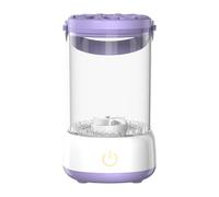 Limpiador de brochas de maquillaje, limpiador de brochas de maquillaje multifuncional, carga USB, limpiador automático de brochas cosméticas, para mujeres entusiastas de la belleza, tocador personal