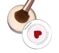 Limpiador de brochas - Jabón de lavado de maquillaje con diseño de corazón, barra de limpieza de herramientas cosméticas, bloque de champú de esponja purificadora profunda, de cuidado de