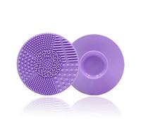 Limpiador de brochas silicona, gel limpiador maquillaje cosmético, tapete limpieza, almohadilla, tabla fregar(Color1)