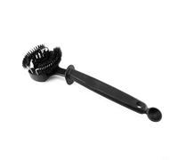 Limpiador de café espresso con cerdas de nailon, herramienta profesional adaptada para adaptarse a la mayoría de tamaños comunes de cabeza de grupo (compatible con ambos tamaños) (58 mm)