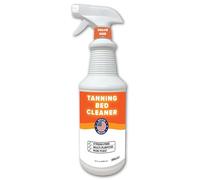 Limpiador de camas de bronceado, limpiador acrílico Tillbrook de 32 onzas para camas de bronceado de interiores, universal, sin rayas, limpiador en aerosol y toallitas para todas las superficies no