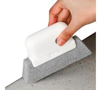 Limpiador De Carril De Puertas Correderas - Portátil Desmontable Y Antideslizante,Cepillo De Limpieza para Rieles Y Rendijas De Ventanas,para Persianas Zócalos Y Rejillas En Salón Y Hogar