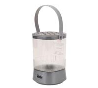 Limpiador de Cepillo de Maquillaje Automático, Limpiador de Cepillo de Maquillaje Eléctrico Inalámbrico con 2 Modos, Limpiador Resistente Al Agua para Limpieza Profunda, Máquina