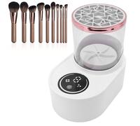 Limpiador de Cepillo de Maquillaje Eléctrico, Máquina de Limpiador de Cepillo Automático de Maquillaje USB de 850 Rpm con un Temporizador de 5 Minutos, Lavadora de Cepillo de
