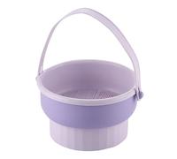 Limpiador de cepillo de silicona - Limpieza con textura mate con soporte para secado, compacto cosmético Washing Cup, Soft Bristled Tool Scrubber, Reutilizable Care Accessory | For Beauty Sponges