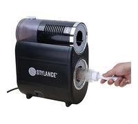 Limpiador de cepillos de pelo, máquina limpiadora de cepillos de pelo redondos eléctricos profesionales, herramienta de limpieza de cepillos de pelo, con embudo y tijeras para eliminar el polvo del