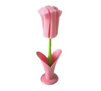 Limpiador de cepillos para botellas, esponja desmontable, herramienta de plato de mango largo, juego de cepillos de limpieza de tazas, cabezal de limpieza de esponja flexible para copa de vino, taza